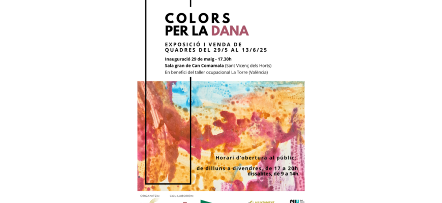 Exposició solidària “Colors per la Dana”
