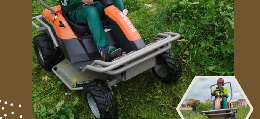 Mejoramos el servicio de jardinería para actuar en grandes espacios con mayor eficiencia