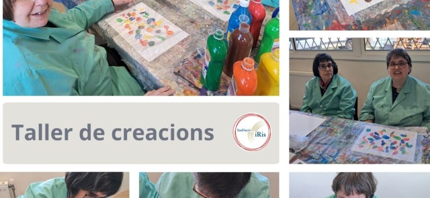 Creativitat i experimentació al Taller Ocupacional de la Fundació Iris
