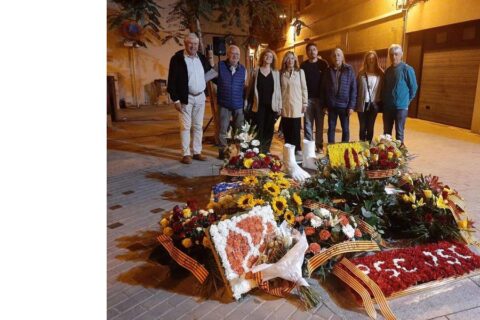 La Fundació Iris participa en l’ofrena floral en honor a Lluís Companys