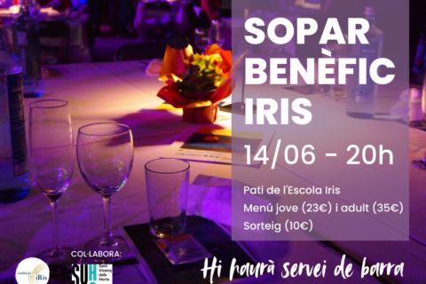 🎉 Celebrem 40 anys de compromís amb el Sopar Benèfic IRIS