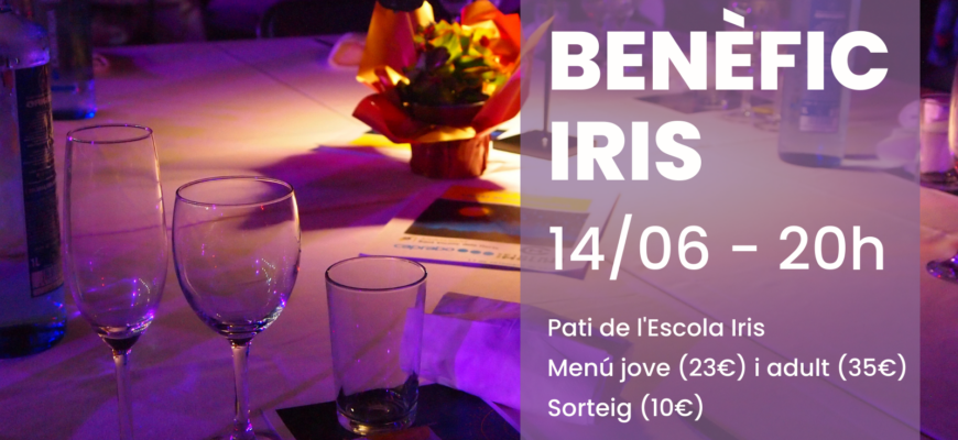 🎉 Celebrem 40 anys de compromís amb el Sopar Benèfic IRIS