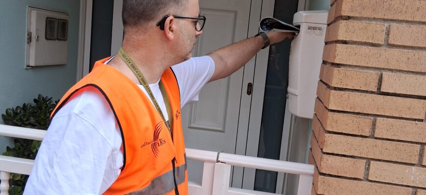 Distribució de material publicitari amb valor social