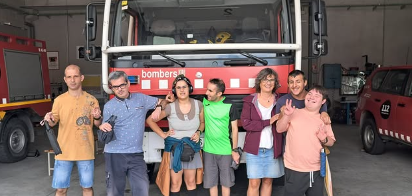 Visita al parc de Bombers de Sant Vicenç dels Horts