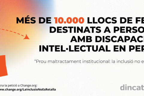 Prou maltractament institucional: la inclusió no es retalla.