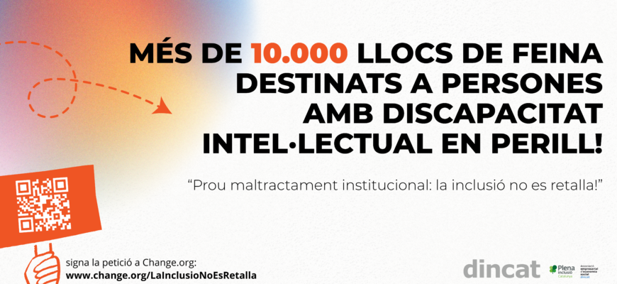 Prou maltractament institucional: la inclusió no es retalla.