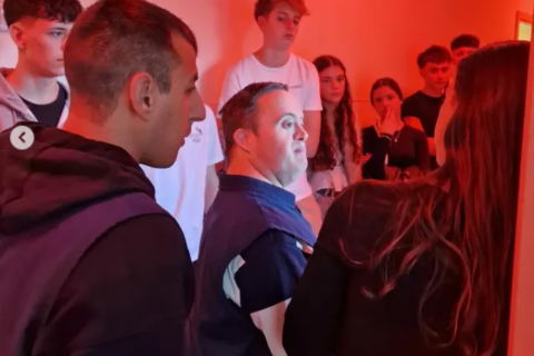 Visita de l’Institut Salesians a la Fundació Iris