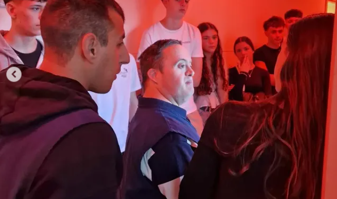 Visita de l’Institut Salesians a la Fundació Iris