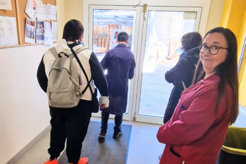 Visita de la persona de referència de l’ONCE