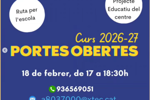 Jornada de portes obertes a l’Escola Especial Iris per al curs 2026–27