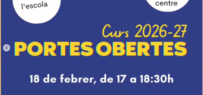 Jornada de portes obertes a l’Escola Especial Iris per al curs 2026–27