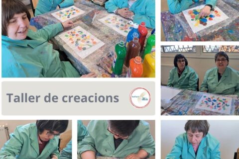 Creativitat i experimentació al Taller Ocupacional de la Fundació Iris