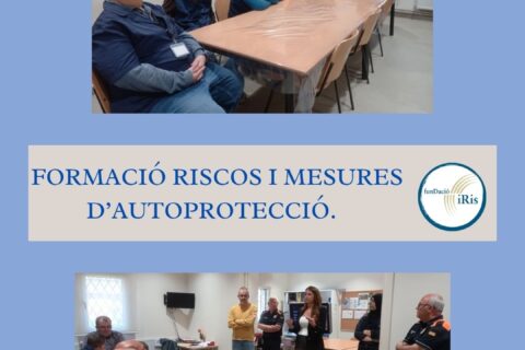 Formació en riscos i mesures d’autoprotecció a la Fundació Iris