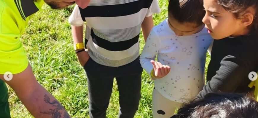 Visita de l’Escola La Guardia al jardí sensorial de la Fundació Iris